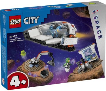 LEGO Открытие космического корабля и астероида CITY 60429, деталей 126 шт