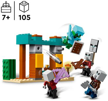LEGO Пустынный патруль злодеян 21267, деталей 105 шт купить,NaN