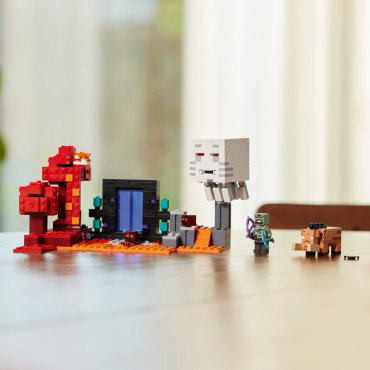LEGO Засада у Нижнего портала Minecraft 21255, деталей 352 шт купить,NaN