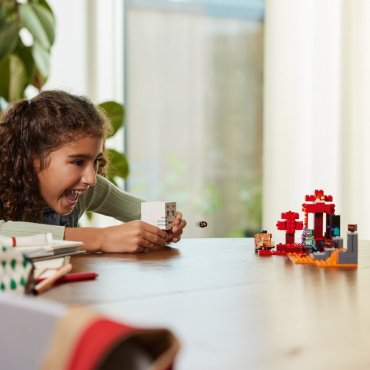 LEGO Засада у Нижнего портала Minecraft 21255, деталей 352 шт купить,0