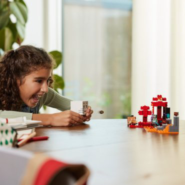 LEGO Засада у Нижнего портала Minecraft 21255, деталей 352 шт купить,NaN