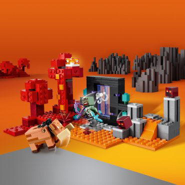 LEGO Засада у Нижнего портала Minecraft 21255, деталей 352 шт купить,NaN