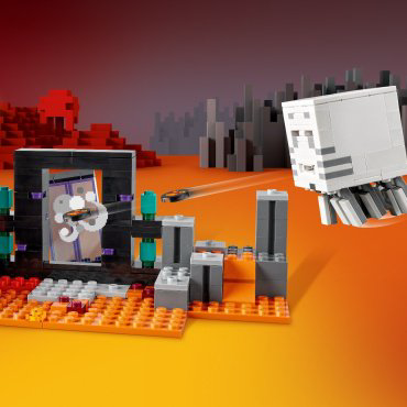 LEGO Засада у Нижнего портала Minecraft 21255, деталей 352 шт купить,NaN