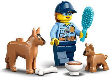 LEGO Дрессировка собак мобильной полиции 60369, деталей 197 шт купить,NaN