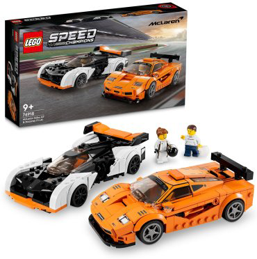LEGO McLaren Solus GT & McLaren F1 LM 76918, деталей 581 шт