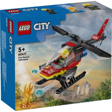 LEGO Пожарно-спасательный вертолет CITY 60411, деталей 85 шт