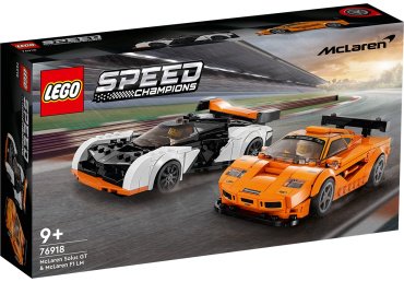 LEGO McLaren Solus GT & McLaren F1 LM 76918, деталей 581 шт