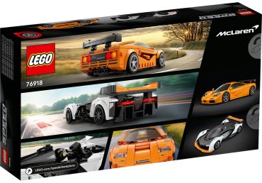 LEGO McLaren Solus GT & McLaren F1 LM 76918, деталей 581 шт