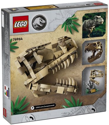 LEGO Череп Тиранозавра Jurassic World 76964, деталей 577 шт