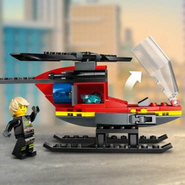 LEGO Пожарно-спасательный вертолет CITY 60411, деталей 85 шт купить,NaN