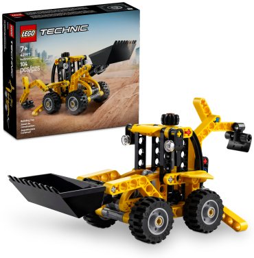 LEGO Экскаватор-погрузчик 42197, деталей 104 шт