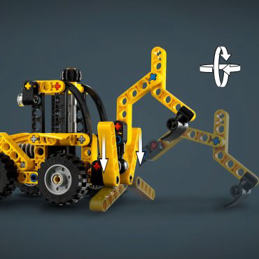 LEGO Экскаватор-погрузчик 42197, деталей 104 шт купить,7375