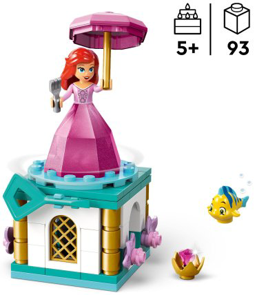 LEGO Музыкальная шкатулка Ариэль 43259, деталей 93 шт купить,NaN