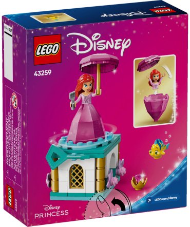 LEGO Музыкальная шкатулка Ариэль 43259, деталей 93 шт
