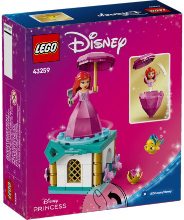 LEGO Музыкальная шкатулка Ариэль 43259, деталей 93 шт купить,NaN