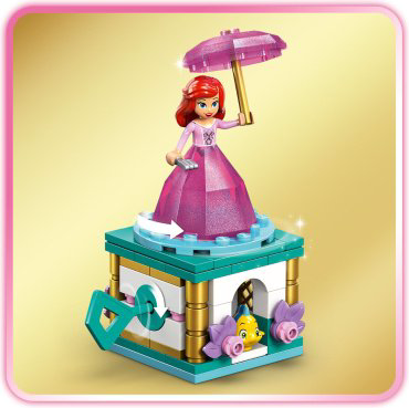 LEGO Музыкальная шкатулка Ариэль 43259, деталей 93 шт купить,NaN