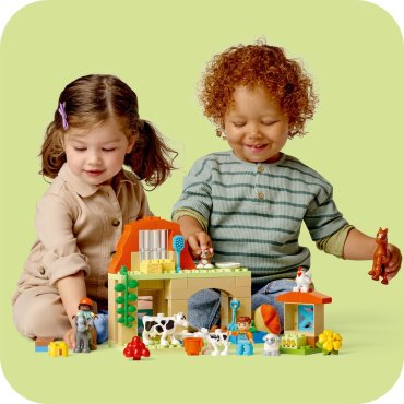 LEGO Уход за животными на ферме DUPLO 10416, деталей 74 шт - ForteMarket LEGO Уход за животными на ферме DUPLO 10416, деталей 74 шт купить,0