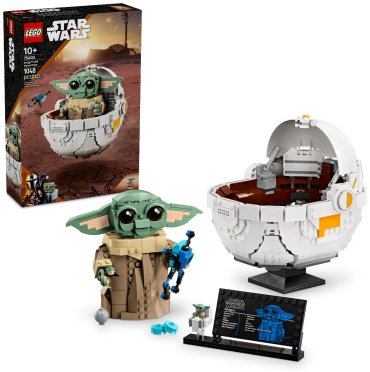 LEGO Грогу в летающей люльке 75403, деталей 1048 шт