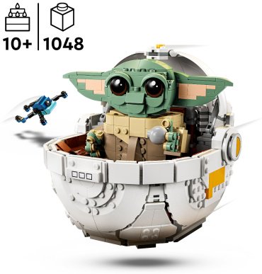 LEGO Грогу в летающей люльке 75403, деталей 1048 шт