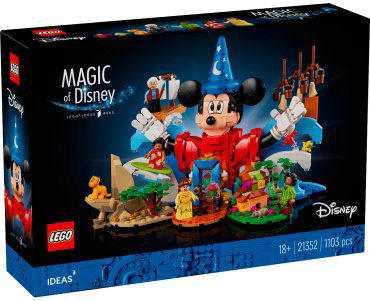 LEGO Магия Disney Ideas 21352, деталей 1103 шт купить,NaN