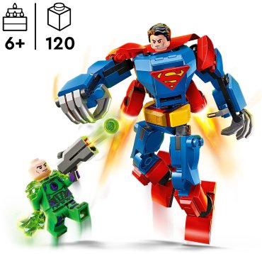LEGO Робот Супермена против Лекса Лютора 76302, деталей 120 шт