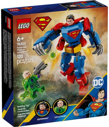 LEGO Робот Супермена против Лекса Лютора 76302, деталей 120 шт