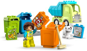 LEGO Мусоровоз 10987, деталей 15 шт купить,NaN