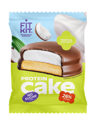 Печенье протеиновое Fit Kit с суфле тропический кокос 50 гр