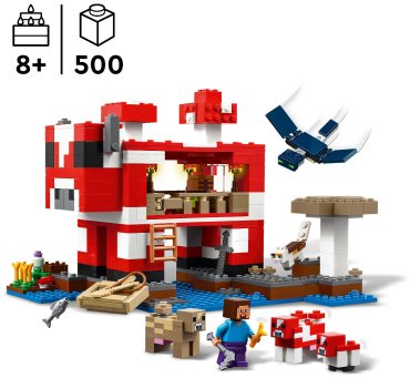 LEGO Дом грибной коровы 21270, деталей 500 шт - ForteMarket LEGO Дом грибной коровы 21270, деталей 500 шт купить,0