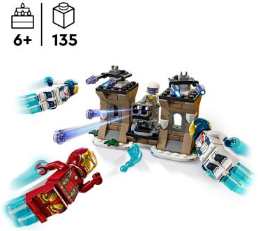 LEGO Железный Человек и легион против солдат Гидры Marvel 76288, деталей 135 шт купить,NaN