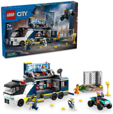 LEGO Полицейский передвижной грузовик криминалистической лаборатории CITY 60418, деталей 674 шт