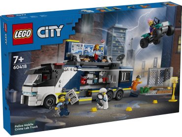 LEGO Полицейский передвижной грузовик криминалистической лаборатории CITY 60418, деталей 674 шт