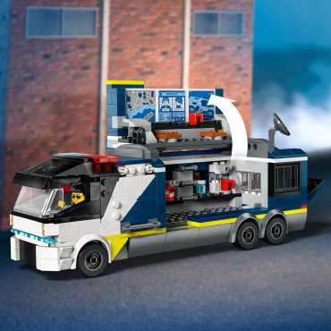 LEGO Полицейский передвижной грузовик криминалистической лаборатории CITY 60418, деталей 674 шт купить,NaN