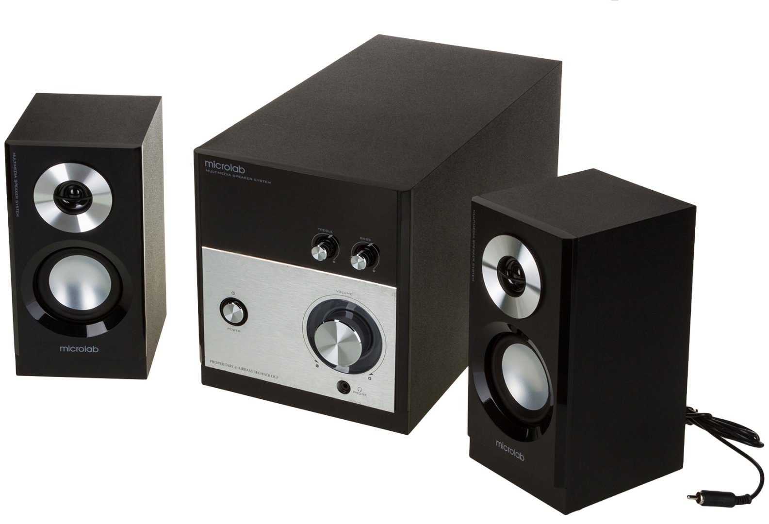 Компьютерные колонки Microlab M-880 черный-серебристый купить,NaN