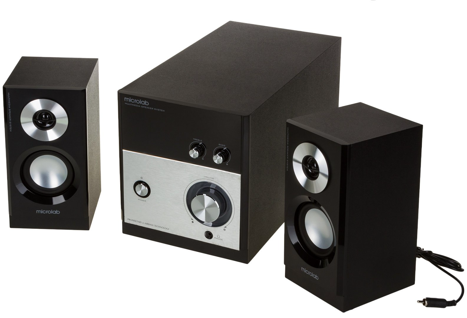 Компьютерные колонки Microlab M-880 черный-серебристый купить,NaN