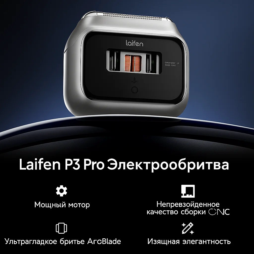 Электробритва Laifen P3 Pro сеточная от аккумулятора купить,105551