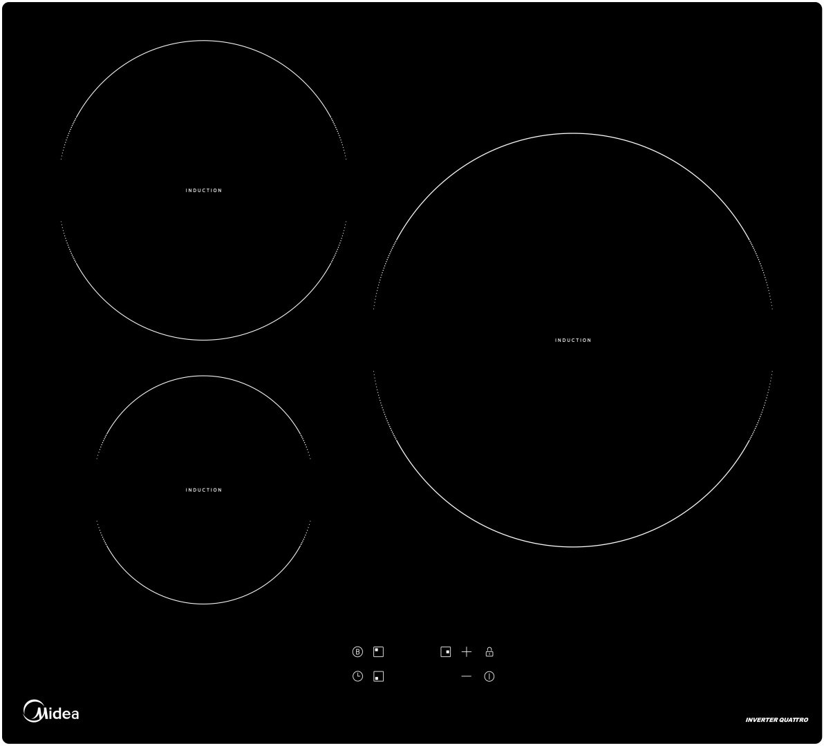 Варочная поверхность Midea MCI-631LB2 черный купить,NaN
