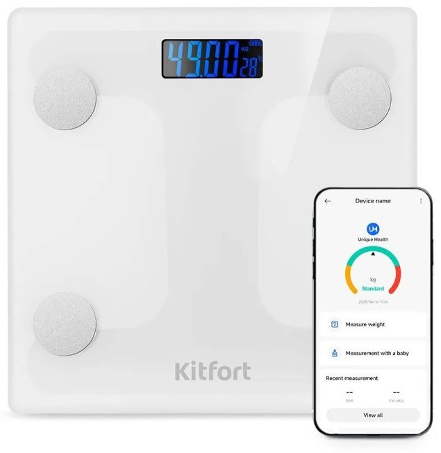 Напольные весы Kitfort диагностические КТ-845 до 180 кг