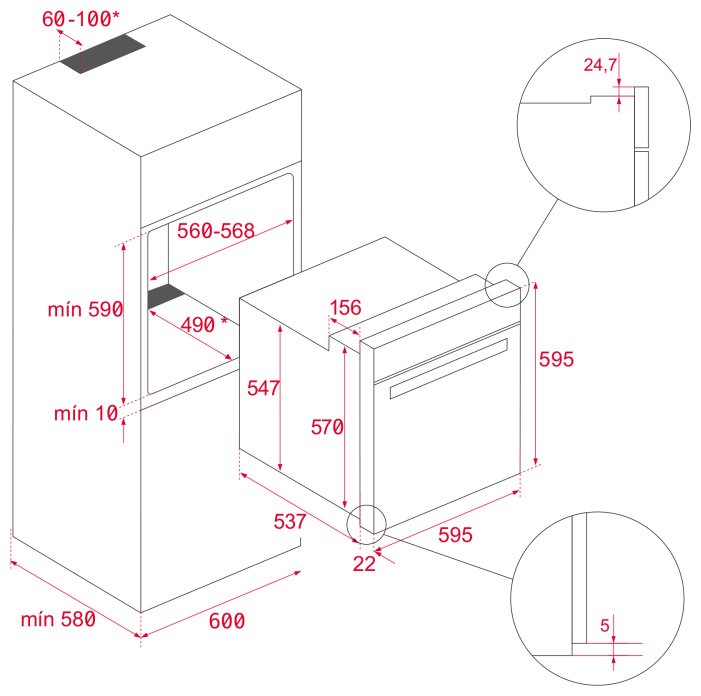 Духовой шкаф TEKA HSB 6150 белый купить,295659