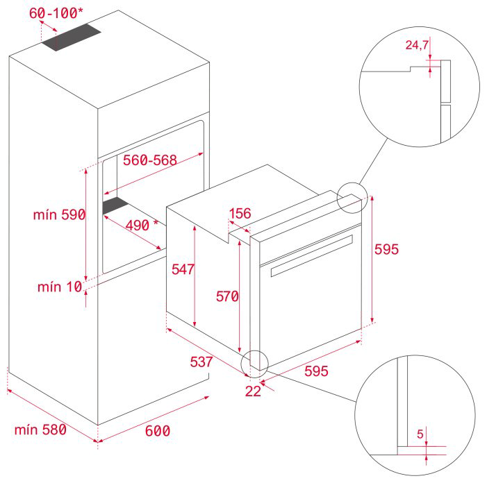 Духовой шкаф TEKA HSB 6150 белый купить,295659