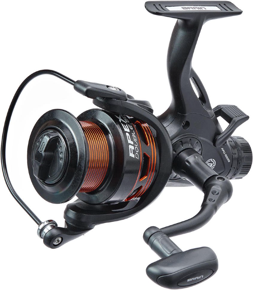 Катушка Brain Apex Double Baitrunner 5000 6+1BB 5.1:1 черная купить,NaN