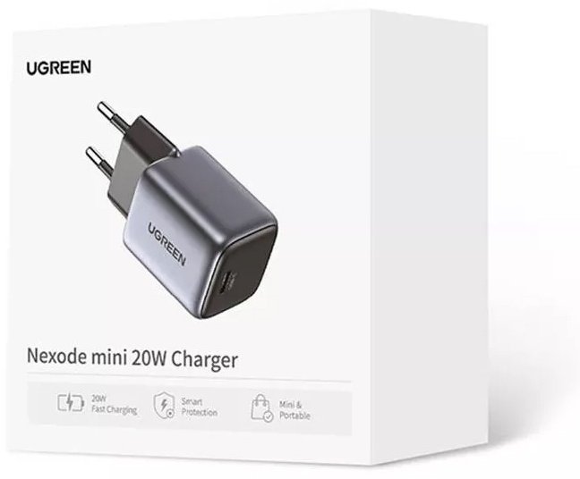 Зарядное устройство Ugreen CD318 USB Type-C серый купить,4799