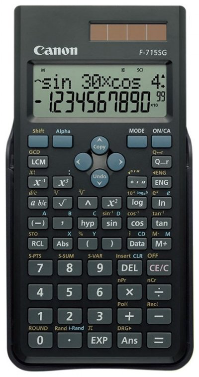 Canon F-715SG BK DBL, 12-разрядный, черный