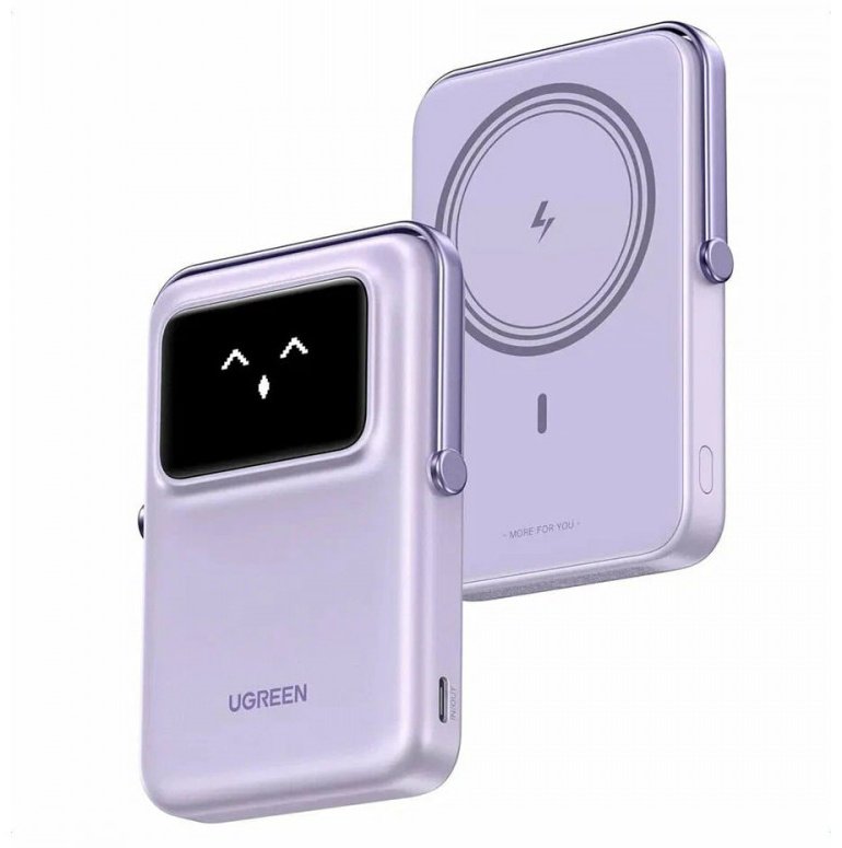 Внешний аккумулятор Ugreen PB572 10000 мАч светло-фиолетовый