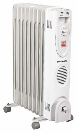 Масляный радиатор ALMACOM C45-9 белый купить,36000