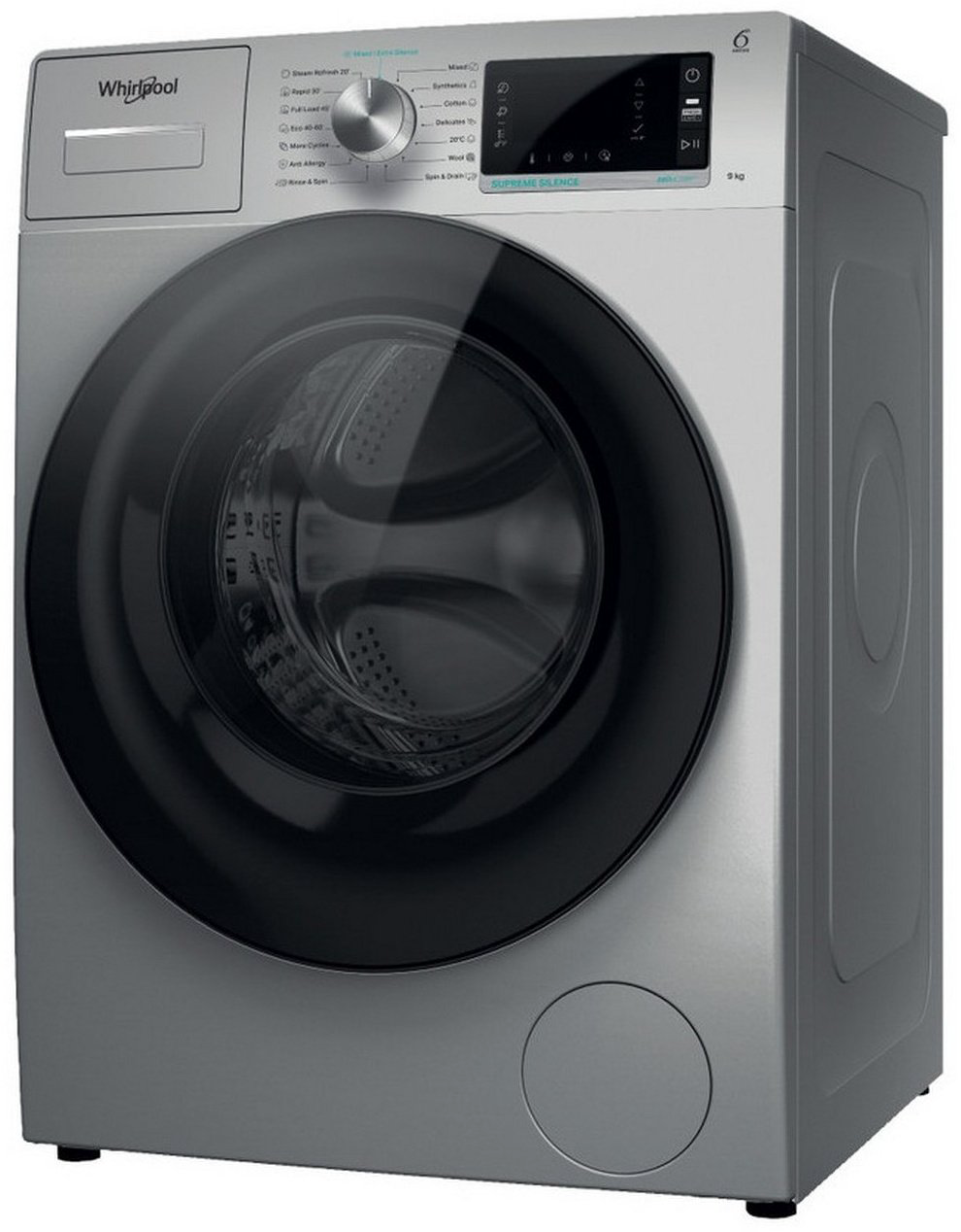 Стиральная машина Whirlpool W6 W945SB EE серебристый
