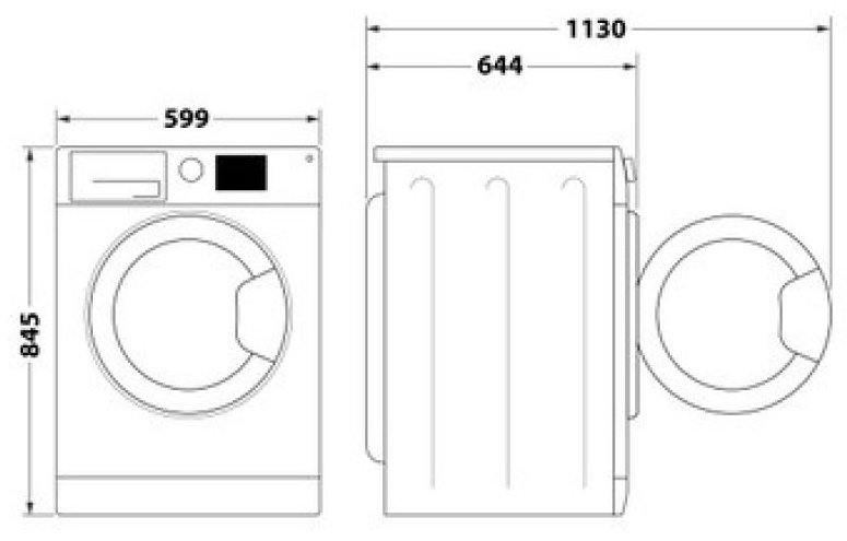 Стиральная машина Whirlpool W6 W945SB EE серебристый