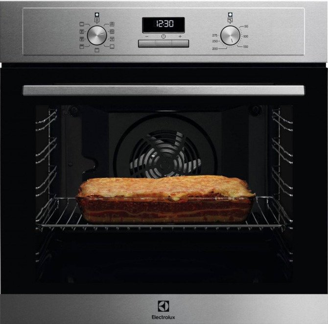 Духовой шкаф Electrolux EOF 3H40 X серебристый, черный купить,414804