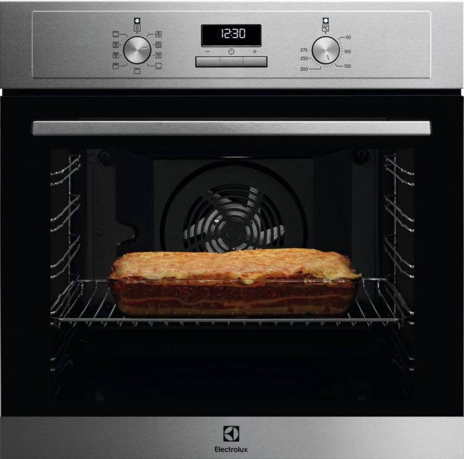 Духовой шкаф Electrolux EOF 3H40 X серебристый, черный купить,414804