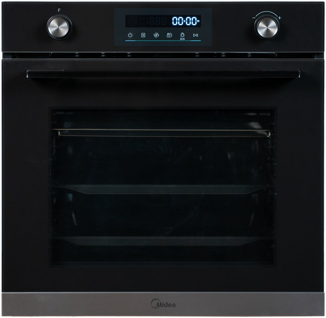 Духовой шкаф Midea MO78110 X черный, стальной купить,NaN